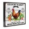 Stupell Industries Country Market Vegetables Framed Giclee Wall Art Design by Creatif Belle